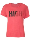 Nk Printed Helena T-shirt In Red