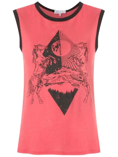 Nk Printed Bruna Ta Top In Red