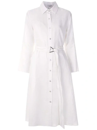 Alcaçuz Belted Maria Shirt Dress In Ru