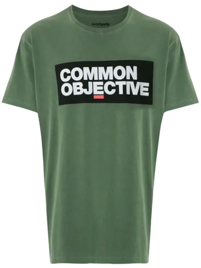 Osklen Common Objective Print T-shirt In Green