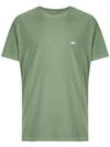 Osklen Stone Coroa Classic Print T-shirt In Green