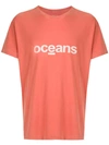 Osklen 'stone Over Oceans' T-shirt In Orange