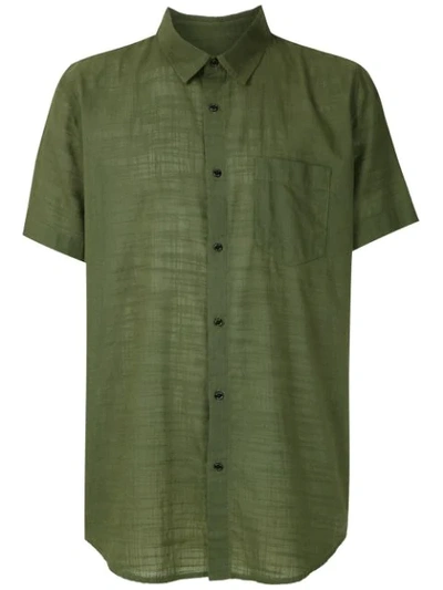 Osklen Short Sleeves Shirt In Green