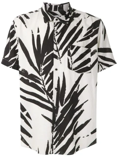 Osklen Printed Short Sleeves Shirt In White