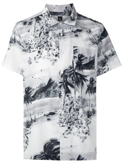 Osklen Printed Short Sleeves Shirt In White