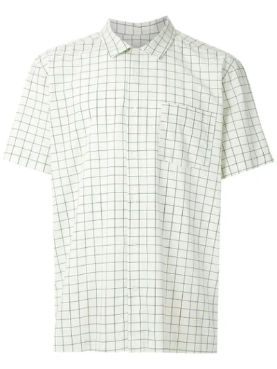 Osklen Checked Long Sleeves Shirt In White