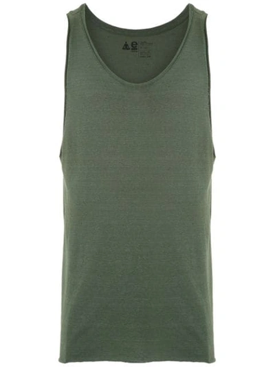 Osklen Rust Yogue Hemp Tank In Green