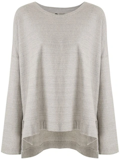 Osklen Rustic Eco Knitted Blouse In Grey