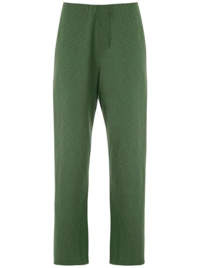 Osklen Light Flare Rustic Culottes In Green