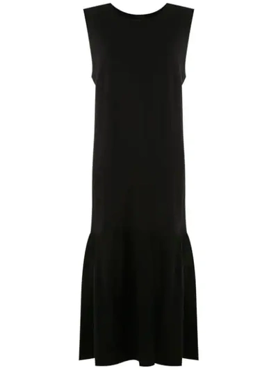 Osklen Paraquedas Casual Midi Dress In Black