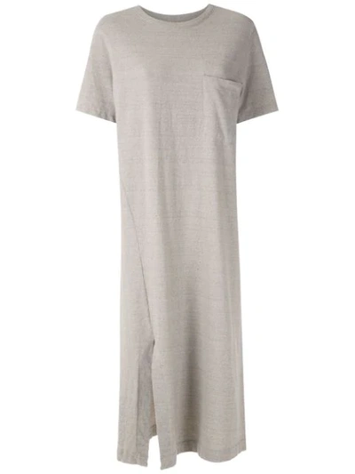 Osklen Rustic Eco T-shirt Dress In Grey
