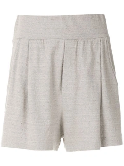 Osklen Rustic Eco Ribbed Shorts In Grey