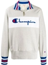 Champion Half-zip Jumper In Grey