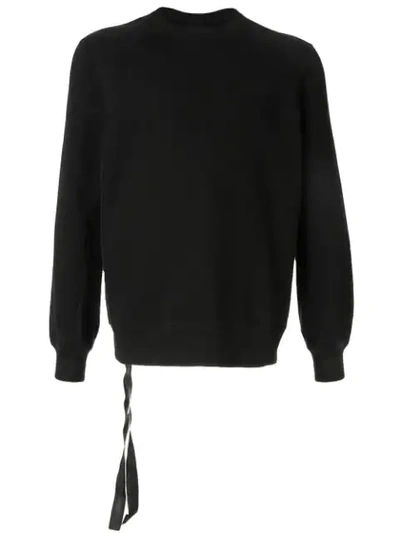 Ben Taverniti Unravel Project Logo Patch Sweatshirt In Black