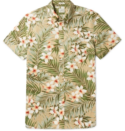 J.crew Button-down Collar Floral-print Cotton Shirt | ModeSens