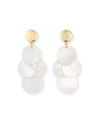 Nest Jewelry Mother-of-pearl Mini Chandelier Earrings In Mother Of Pearl