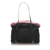 Prada Tessuto Tote Bag In Black