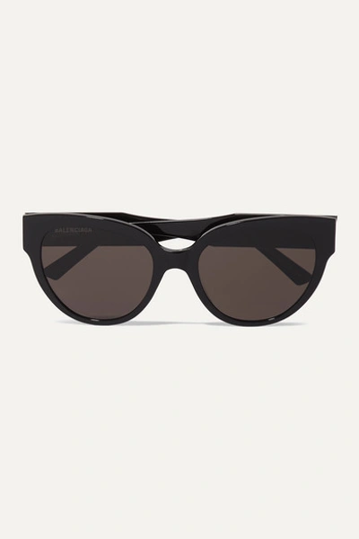 Balenciaga Women's Cat Eye Sunglasses, 55mm In Black
