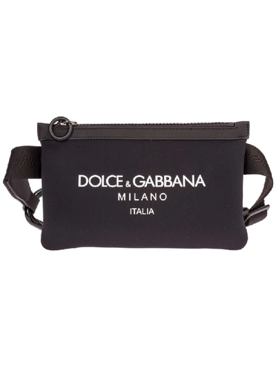Dolce & Gabbana Palermo Bum Bag In Nero
