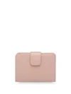 Prada Saffiano Leather Bifold Wallet In Pink