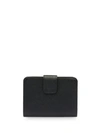 Prada Saffiano Leather Bi-fold Wallet In Black