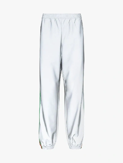 Gucci Web Stripe Track Pants In Grey