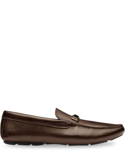 Prada Loafers In Brown