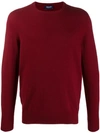 Drumohr Knitted Sweatshirt In Red