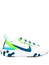 Nike Chunky Sole Sneakers In 102 White/blue Force-summit White