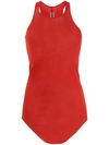 Rick Owens Loose Fit Tank Top In Red