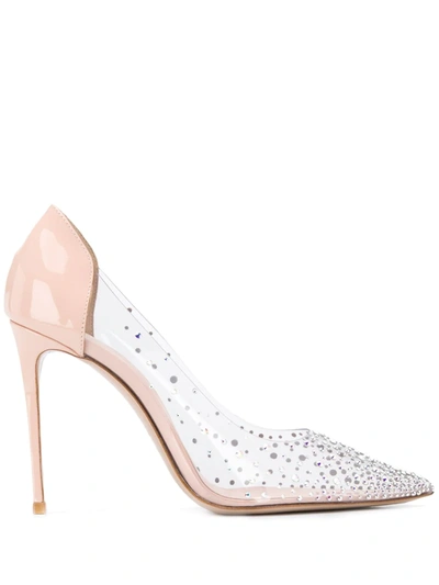 Le Silla Embellished Stiletto Pumps In Neutrals