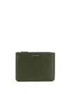 Comme Des Garçons Brick Line Purse In Green