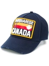 Dsquared2 Logo Baseball Cap In Blue