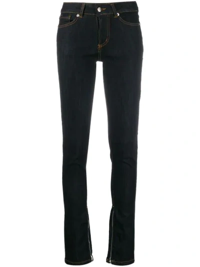 Société Anonyme Embroidered Skinny Jeans In Blue