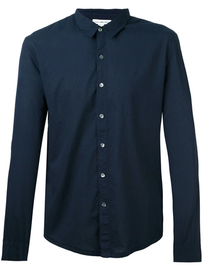 James Perse Classic Shirt In Blue