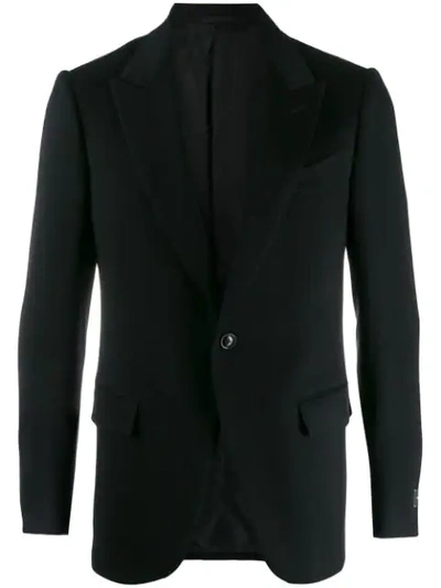Ermenegildo Zegna Slim-fit Formal Blazer In Black