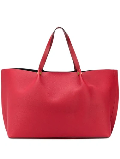 Valentino Garavani Garavani Vlogo Escape Shopper Tote In Red