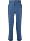 Marni Straight-leg Tailored Trousers In Blue