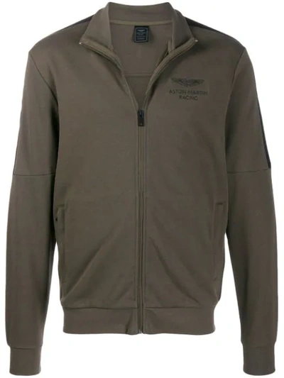 Hackett Aston Martin Racing Sweatshirt In Green