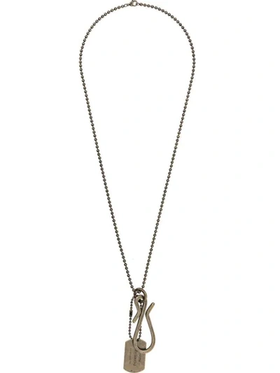 Dsquared2 Dog Tag Necklace In Gold