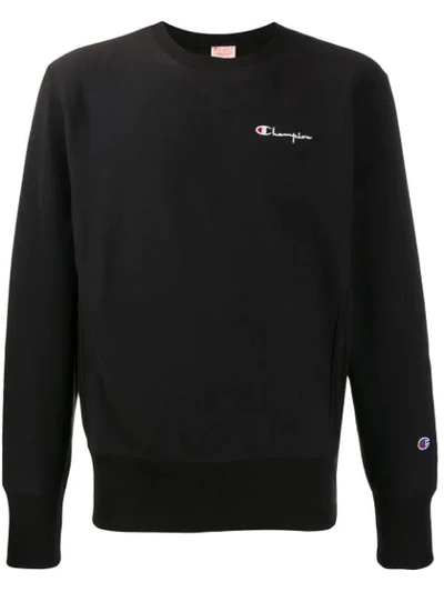 Champion Pullover Mit Rundhalsausschnitt In Black