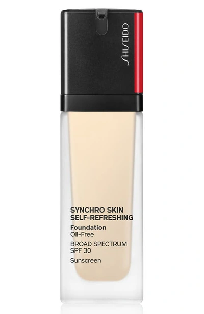 Shiseido Synchro Skin Self-refreshing Foundation Spf 30 110 - Alabaster 1.0 oz/ 30 ml In 110 Alabaster