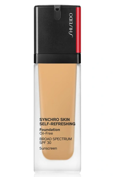 Shiseido Synchro Skin Self-refreshing Foundation Spf 30 340 - Oak 1.0 oz/ 30 ml In 340 Oak