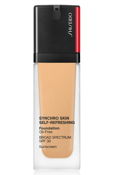 Shiseido Synchro Skin Self-refreshing Foundation Spf 30 350 - Maple 1.0 oz/ 30 ml In 350 Maple