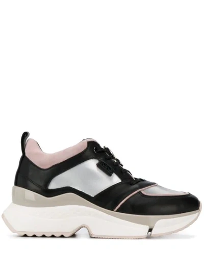 Karl Lagerfeld Aventur Lux Chunky Sole Sneakers In Black