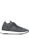 Hugo Boss Titanium Run Sneakers In Grey