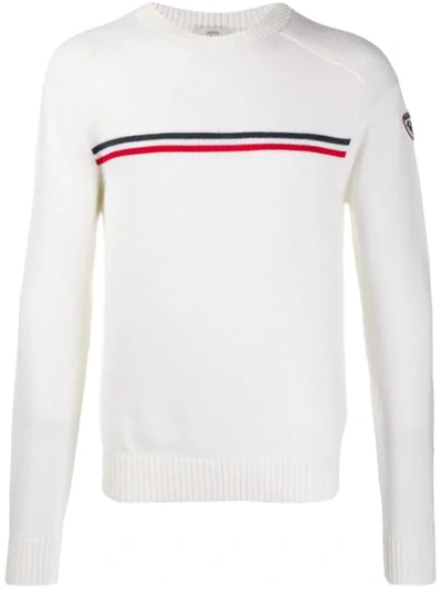 Rossignol Odysseus Crew Neck Jumper In White