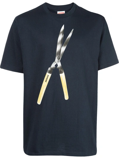 Supreme Shears Tee In Blue