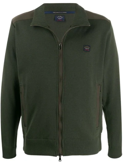 Paul & Shark Zip Detail Jacket - 绿色 In Green