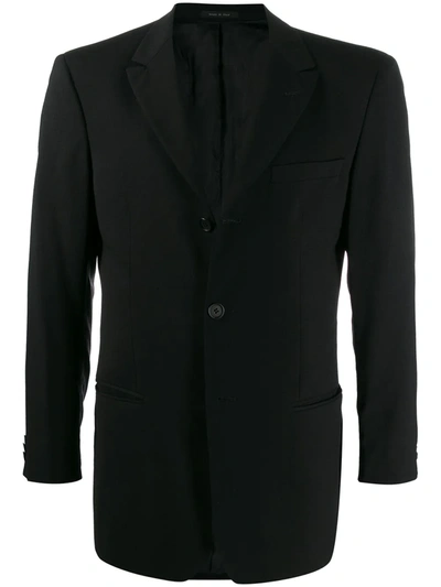 Pre-owned Giorgio Armani Tailored Blazer In Black